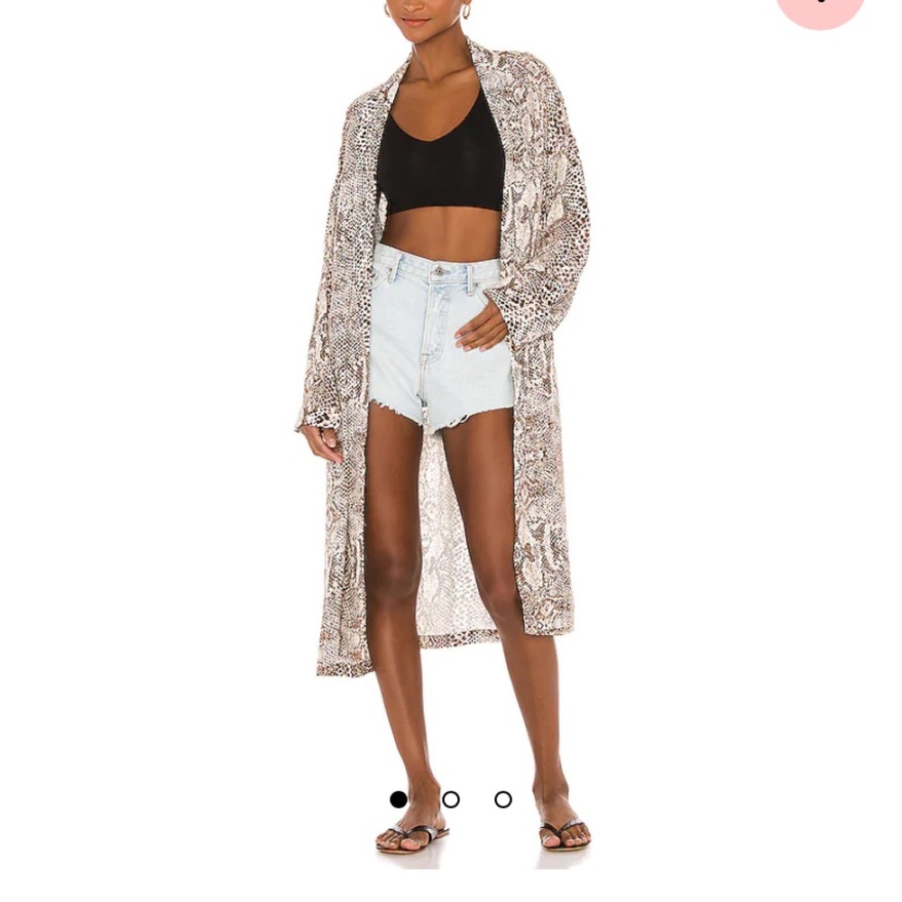 FREE people kimono sz L ‘wild nights’